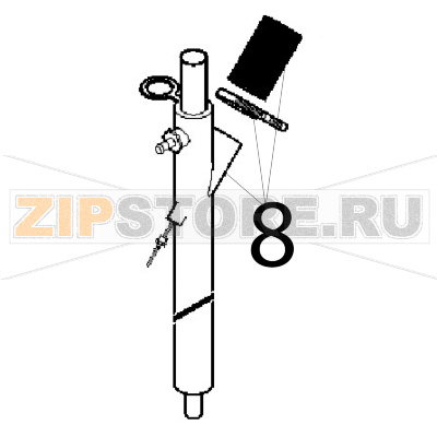 Condensation drain unit Angelo Po FM1221E1 Condensation drain unit Angelo Po FM1221E1Запчасть на деталировке под номером: 8