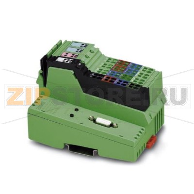 Устройство сопряжения с шиной Modbus/RTU(ASCII) Phoenix Contact IL MOD BK DI8 DO4-PAC 8 входов, 24 В постоян. тока, 4 выхода, 24 В постоян. тока, 500 мА, в комплекте со штекерами для подключения периферийных устройств.Минимальный заказ: 1 шт.Упаковка: 1 шт.