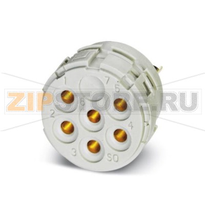 Модуль для контактов Phoenix Contact RC-12S1N120000 Полюсов: 12, Тип контактов: Розетка, Подключение пайкой.Минимальный заказ: 60 шт.Упаковка: 60 шт.