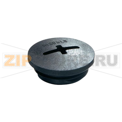 Заглушка винтовая, материал: полиамид, черная, 1 шт Wiska EVSG M16 RAL 9005 