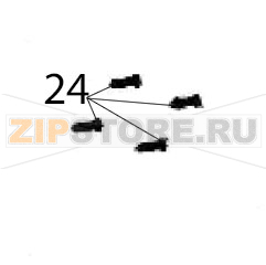 Screw Hurakan HKN-ME709 Screw Hurakan HKN-ME709Запчасть на деталировке под номером: 24