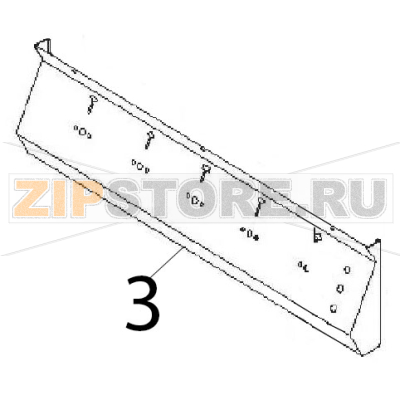 Upper control board Angelo Po 1G1PE1E Upper control board Angelo Po 1G1PE1EЗапчасть на деталировке под номером: 3