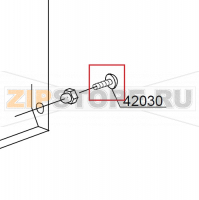 M5x25 stainless steel screw DIHR GS 40