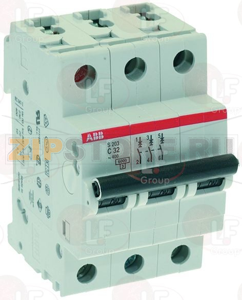 INTERRUTTORE MAGNETOTERMICO ABB S203 C32 