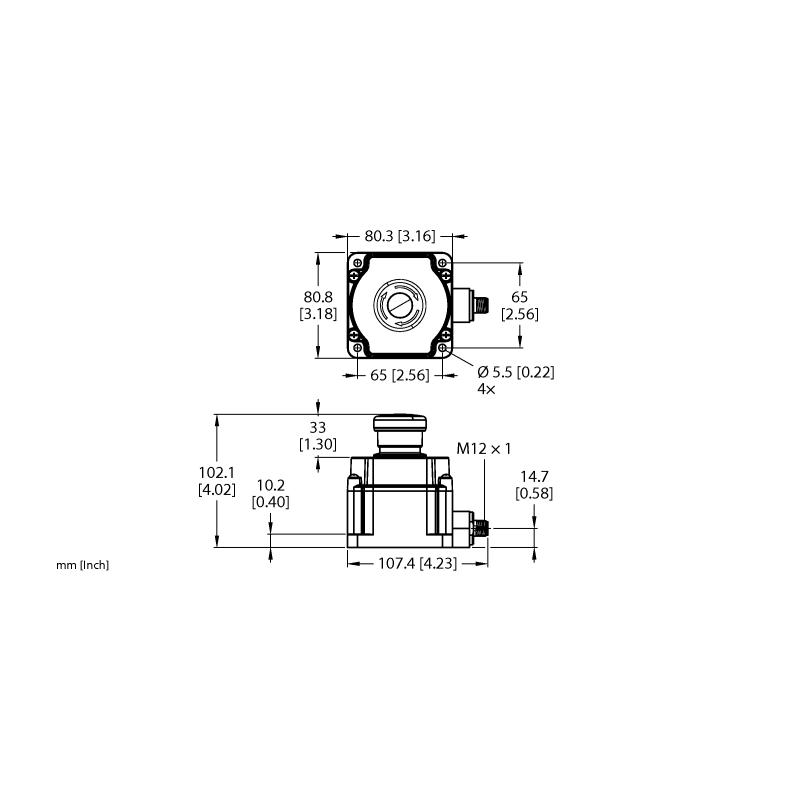 Кнопка аварийного останова Turck SSA-EB1PLXR-02ED1Q5B 