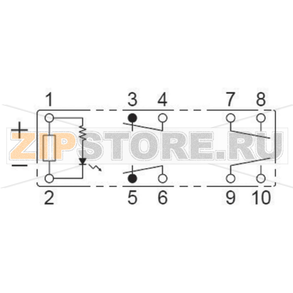 Реле электромагнитное 12 В/DC, 6 А, 1 шт Panasonic SFS2L12 