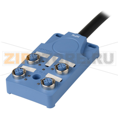 Коробка распределительная, разъем: M12, 5 пин Autonics PT4-3DN5-5 