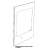 External glass 647X743X4 Unox XVC 505E