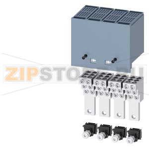 КЛЕММА ДЛЯ КРУГЛОГО ПРОВОДА МЕДН. 6 КАБЕЛЕЙ 4 ШТ. ПРИНАДЛЕЖНОСТЬ ДЛЯ 3VA1 100/160 Siemens 3VA9114-0JF60 