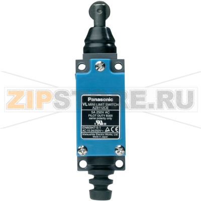 Выключатель концевой с роликом 115 В/DC, 250 В/AC, 5 А, IP64, 1 шт Panasonic AZ8112CEJ 