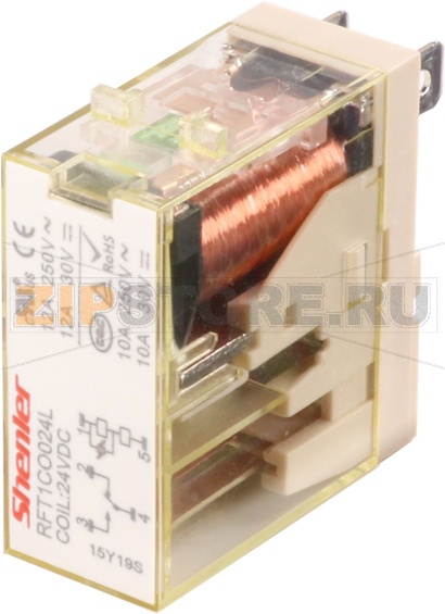 Реле промежуточное 12 A, 12 В/DC, 1CO Shenler RFT1CO012 