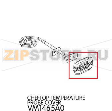 Cheftop temperature probe cover Unox XL 405 Cheftop temperature probe cover Unox XL 405Запчасть на деталировке под номером: 36Название запчасти на английском языке: Cheftop temperature probe cover Unox XL 405
