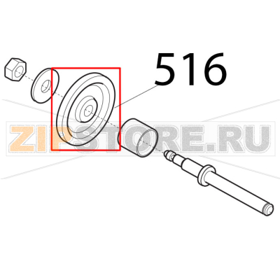Mola SB.350, D.50, H.8, F.8 Sirman Anniversario 300 Mola SB.350, D.50, H.8, F.8 Sirman Anniversario 300Запчасть на деталировке под номером: 516