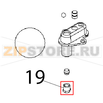 Dado serrabicono Ø: 6 Angelo Po 291FAGF Dado serrabicono Ø: 6 Angelo Po 291FAGFЗапчасть на деталировке под номером: 19