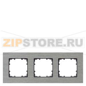 DELTA MIRO РАМКА 3-МЕСТН. АЛЮМИНИЙ Siemens 5TG1123-0 