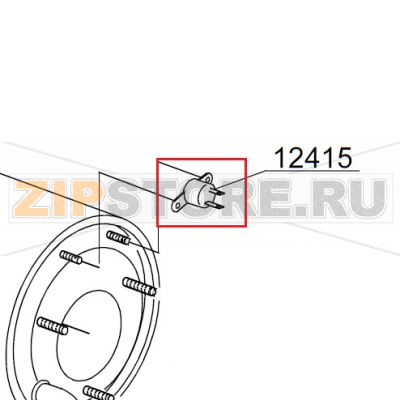 Safety thermostat DIHR GS 40 Safety thermostat DIHR GS 50Запчасть на деталировке под номером: 12415Название запчасти на английском языке: Safety thermostat DIHR GS 50