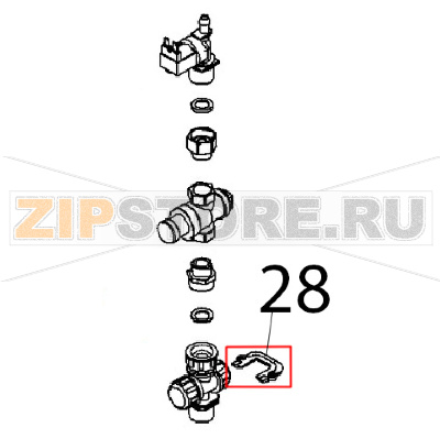 Supp. elettrovalvola Angelo Po BX61E Supp. elettrovalvola Angelo Po BX61EЗапчасть на деталировке под номером: 28