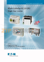 ПО для программирования ПЛК, CoDeSyS, лицензия на одного пользователя Eaton SW-XSOFT-CODESYS-2-S