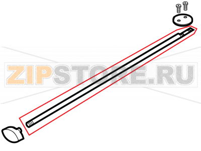 Chamber vent rod Lainox VE061D   Chamber vent rod Lainox VE061DЗапчасть на сборочном чертеже под номером: 2Название запчасти на английском&nbsp;языке: Chamber vent rod Lainox VE061D