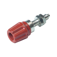 Зажим полюсный 63 А, красный, 1 шт Hirschmann PKN 10 B