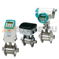 Датчик электромагнитного расходомера  SITRANS F M MAGFLO MAG 1100 FOOD пищевого исполнения Siemens 7ME614.-.....-....