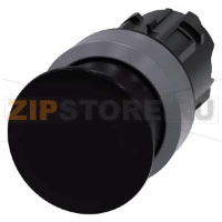 АКТУАТОР ГРИБОВИДНОЙ КНОПКИ, 22MM, КРУГЛ., ПЛАСТИК С МЕТАЛЛИЧЕСКИМ ФРОНТАЛЬНЫМ КОЛЬЦОМ, КНОПКА ЧЁРНАЯ, 30MM, БЕЗ ФИКСАЦИИ, С ГРАВИРОВКОЙ ЛАЗЕРОМ, НОМЕРА СИМВОЛОВ В СООТВ. С ISO7000 ИЛИ IEC60417 Siemens 3SU1030-1AD10-0AA0-Z&nbsp;Y13
