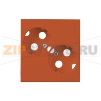 Накладка двойной розетки, оранжевая ABB 2TKA00001026