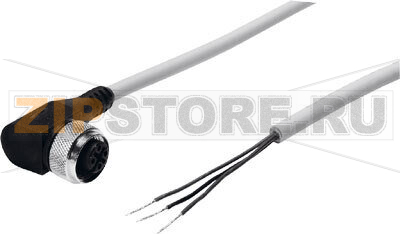 Кабель соединительный 2.5 м Festo SIM-M12-3WD-2,5-PU 