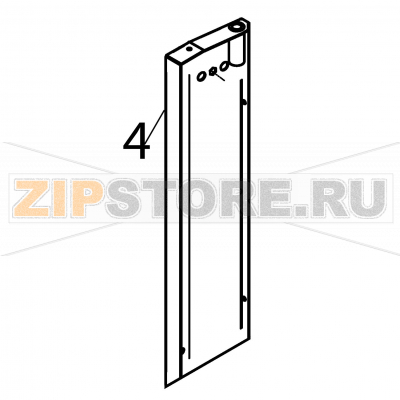 Inner door hinge Fagor VG-101 Inner door hinge Fagor VG-101Запчасть на деталировке под номером: 4Название запчасти Fagor на английском языке: Inner door hinge VG-101.