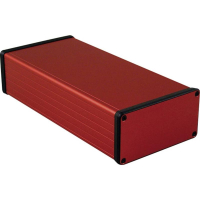 Корпус 220x103x53 мм, материал: алюминий, красный, 1 шт Hammond 1455N2201RD