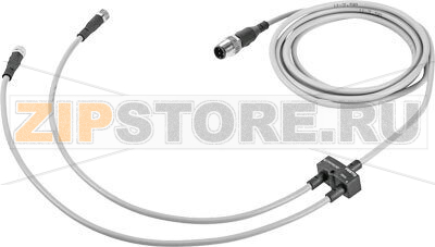 Коллектор Festo NEDY-L2R1-V1-M8G3-U-0.3L-M12G4-2.5R 