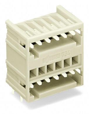 MCS MINI Двухуровневая вилка THT; 1.0 x 1.0 mm solder pin; угловые; 100% защита от неправильного подсоединения; Шаг контактов 3,5 мм; 10-пол.; светло-серые Wago 734-405 Сечение контактов 1 x 1 мм позволяет проводить ток до 10 A100% защита от неправильного подсоединенияВозможны варианты кодировки...