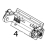 Media holder assembly (including item 8 & item 9) TSC Alpha-4L