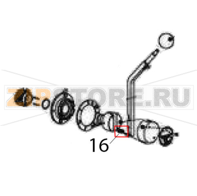 Molla impugnatura Sigma BMR 60 Molla impugnatura Sigma BMR 60Запчасть на деталировке под номером: 16