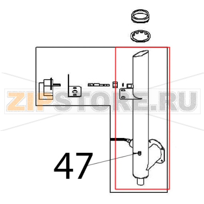 Nozzle Angelo Po FX101E1 Nozzle Angelo Po FX101E1Запчасть на деталировке под номером: 47
