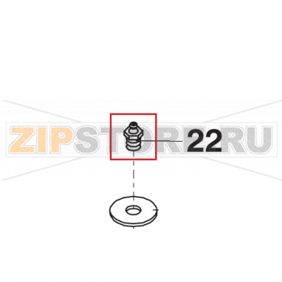 Grease Nipple Bear Varimixer AR40 VL-1S                                                                          Grease Nipple Bear Varimixer AR40 VL-1SЗапчасть на сборочном чертеже под номером: 22Название запчасти на датском&nbsp;языке: Grease Nipple Bear Varimixer AR40 VL-1S