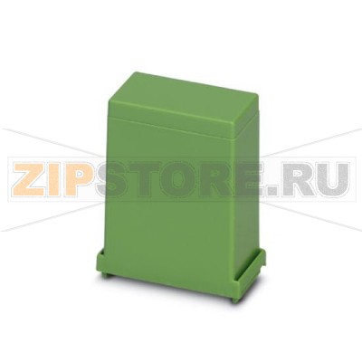 Крышка Phoenix Contact EMG 25-H 52MM GN для защиты элементов на печатных платах от прикосновений и пыли, зеленая. Высота: 52 мм, ширина: 25 мм.Минимальный заказ: 5 шт.Упаковка: 5 шт.