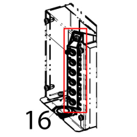 Connecting block Tecnoinox FR43FE7