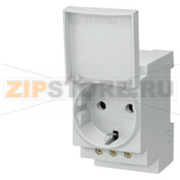 РОЗЕТКА SCHUKO 16A 3-ПОЛЮСНАЯ С КРЫШКОЙ Siemens 5TE6801