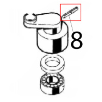 Roll pin Angelo Po C165D