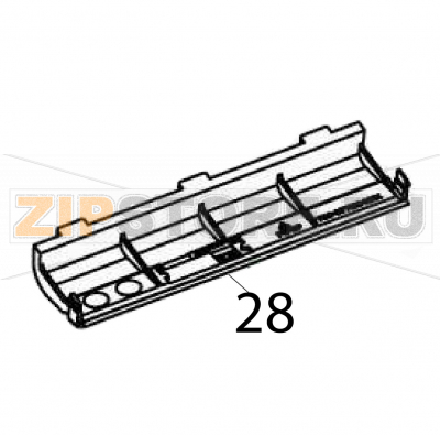 TPH Cover Godex G530 TPH Cover Godex G530Запчасть на деталировке под номером: 28Название запчасти Godex на английском языке: TPH Cover G530.
