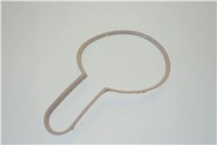 CORNICETTA PLASTICA BIANCA