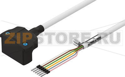 Кабель электродвигателя 5 м Festo NEBM-S1W15-E-5-Q7-LE6 