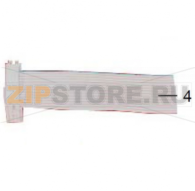 Ribbon cable Meiko FV 40.2 Ribbon cable Meiko FV 40.2Запчасть на деталировке под номером: 4Название запчасти Meiko на английском языке: Ribbon cable Meiko FV 40.2
