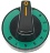 BLACK KNOB ø 60 mm