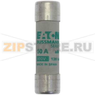 Предохранитель, 50 A, AC 400 В, 120 кА, 14x51 мм, aM, IEC Eaton CYL FUSE &gt;STR &gt;14x51 50A GG 400 