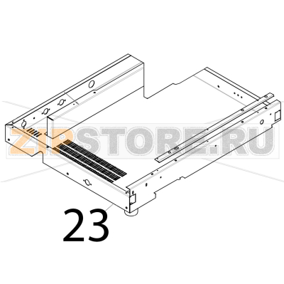Basamento Tecnoeka KF 1010 A UD Basamento Tecnoeka KF 1010 A UDЗапчасть на деталировке под номером: 23