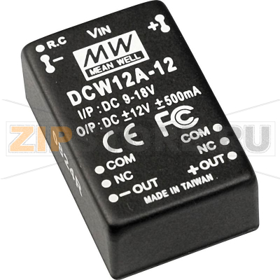 Преобразователь DC/DC, 400 мА Mean Well DCW12A-15 
