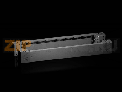 Элемент угловой 850x100 мм, стальной, пластиковый, черный, 2 шт Rittal 8640.004 