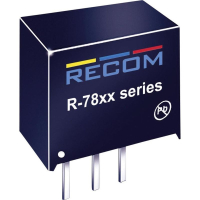 Преобразователь DC/DC, печатный монтаж, 5 В/DC, 0.5 A, 2.5 Вт Recom R-785.0-0.5